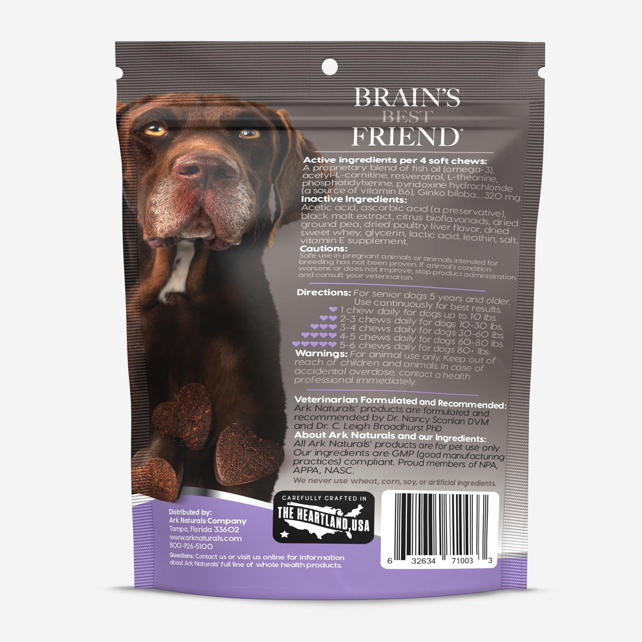 Ark Naturals Gray Muzzle Brain's Best Friend Ark Naturals Gray Muzzle Brain's Best Friend