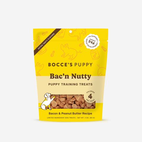 Bocce's Bakery Puppy Training Bites - Puppy Bac'n Nutty
