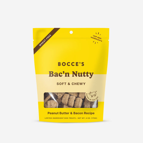Bocce's Bakery Everyday Soft & Chewy Treats - Bac’n Nutty