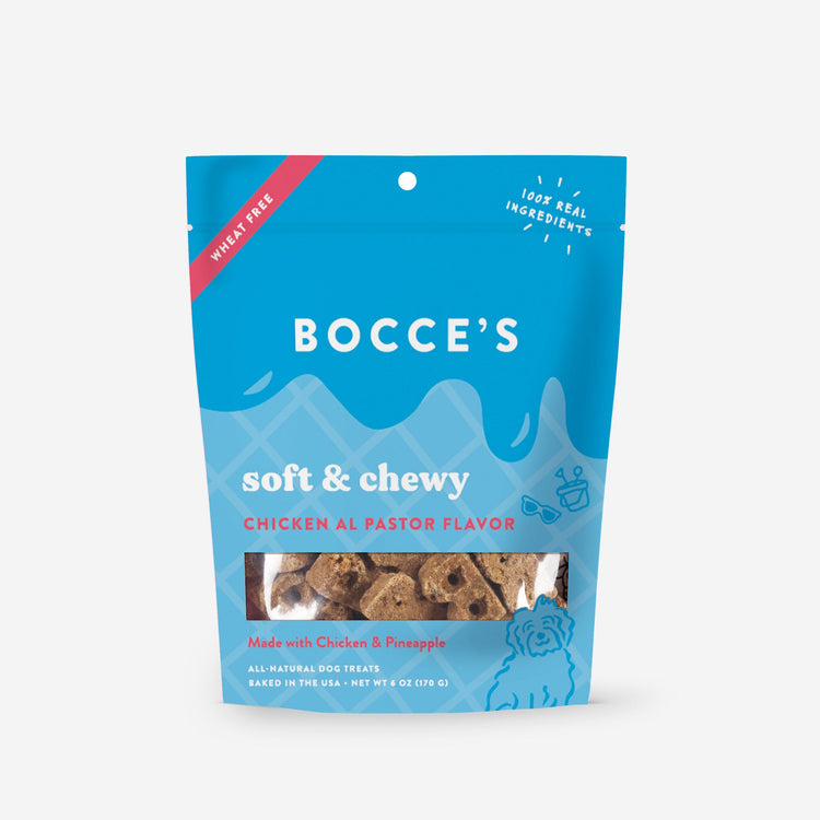 Bocce's Bakery Chicken Al Pastor Soft & Chewy Treats (Secret Sale)