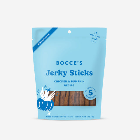 Bocce's Bakery Jerky Sticks - Chicken & Pumpkin