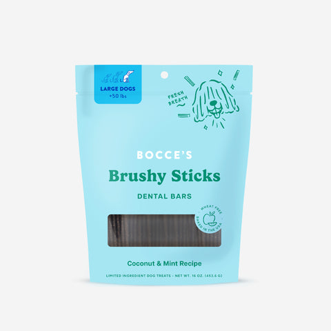 Bocce's Bakery Brushy Sticks Dental Bars - Large