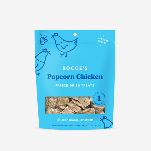 Bocce's Bakery Freeze-Dried Treats - Popcorn Chicken