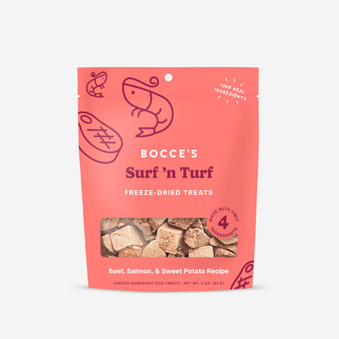 Bocce's Bakery Freeze-Dried Treats - Surf 'n Turf