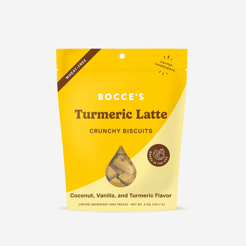Bocce's Bakery Wellness Biscuits - Turmeric Latte