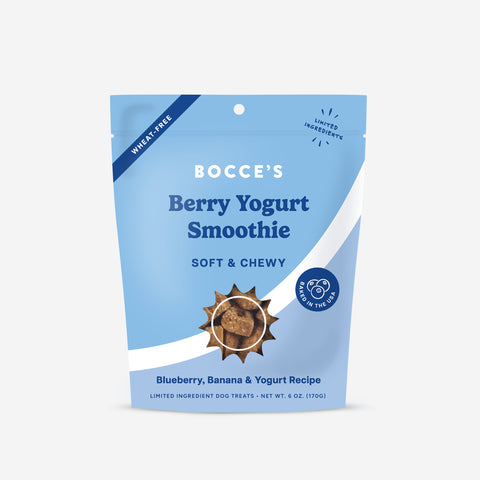 Bocce's Bakery Wellness Soft & Chewy Treats - Berry Yogurt Smoothie